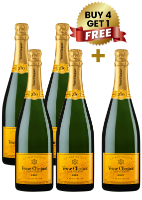 Veuve Clicquot Brut 75Cl (Buy 4 Get 1 Free)